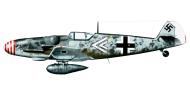 Asisbiz Messerschmitt Bf 109G6R3R6 Erla Stab JG1 Friedrich Eberle Leeuwarden Holland 1943 0B