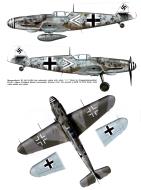 Asisbiz Messerschmitt Bf 109G6R3R6 Erla Stab JG1 Friedrich Eberle Leeuwarden Holland Oct 1943 0A