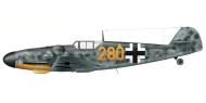 Asisbiz Messerschmitt Bf 109G6 3.JG106 Yellow 280 Germany 1943 0A