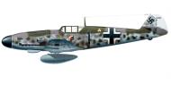 Asisbiz Messerschmitt Bf 109G1R3 5.JG11 Black 1 Heinz Knoke Staffelkapitan Jever Germany May 1943 0A