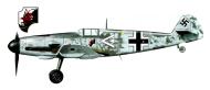 Asisbiz Messerschmitt Bf 109G1R6 Stab II.JG11 white double chevron Gunter Beise Jever Germany April 1943 0A