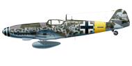 Asisbiz Messerschmitt Bf 109G5ASR3 Erla Stab II.JG11 Gunther Specht WNr 110064 Wunsdorf Hannover Apr 1944 0A