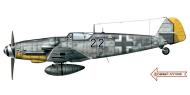 Asisbiz Messerschmitt Bf 109G6R3 Erla 8.JG26 Black 22 Klaus Mietusch Gruppenkommandeur Lille Nord 1944 0B