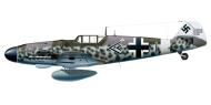 Asisbiz Messerschmitt Bf 109G6R3 Stab III.JG27 Ludwig Franzisket Gruppenkommandeur Austria 27th Feb 1944 0A