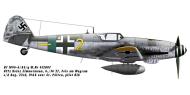 Asisbiz Messerschmitt Bf 109G6AS Erla 6.JG27 Yellow 2 Heinz Zimmermann WNr 412807 Germany 1944 0B