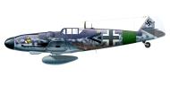 Asisbiz Messerschmitt Bf 109G6R3R6 Stab I.JG27 Ludwig Franzisket Wagram Austria Feb 1944 0B