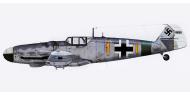 Asisbiz Messerschmitt Bf 109G6R6 9.JG27 Yellow 1 Peter Werfft Mar 1944 0B