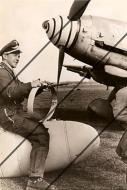 Asisbiz Aircrew Luftwaffe JG3 Heinrich Seel in front of Bf 109G6R6 Bad Worishofen Oct 1943 ebay1