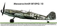 Asisbiz Bf 109G10 Erla 4.JG3 White 14 flown by JG51 pilot Waldemar Wagler Sweden 24th Apr 1945 0A
