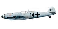 Asisbiz Messerschmitt Bf 109G6AS Erla 2.JG3 Black 14 Horst Petzschler WNr 412179 Germany May 1944 0A