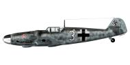 Asisbiz Messerschmitt Bf 109G6R6 1.JG3 White 3 Wolfgan Becker France Dec 1943 0A