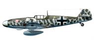 Asisbiz Messerschmitt Bf 109G6R6 7.JG3 White 1 Karl Heinz Langer Bad Worishofen Bavaria Germany Oct 1943 0B