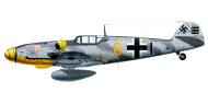 Asisbiz Messerschmitt Bf 109G6R6 9.JG3 Yellow 6 Alfred Surau WNr 18807 Bad Worishofen Bavaria Germany Sep 1943 0B