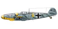 Asisbiz Messerschmitt Bf 109G6R6 9.JG3 Yellow 6 Alfred Surau WNr 18807 Bad Worishofen Bavaria Germany Sep 1943 0C