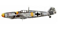 Asisbiz Messerschmitt Bf 109G6R6 9.JG3 Yellow 6 Alfred Surau WNr 18807 Bad Worishofen Bavaria Germany Sep 1943 0D