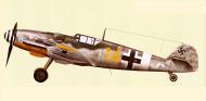 Asisbiz Messerschmitt Bf 109G6WTrop 12.JG3 Yellow 14 WNr 15762 San Severo Italy 1944 0A