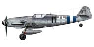 Asisbiz Messerschmitt Bf 109G10AS Erla 14.JG300 Black 11 Willi Ruhl WNr 491310 Lobnitz Germany 1945 0A