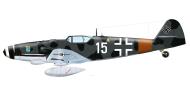 Asisbiz Messerschmitt Bf 109G6U2R3 1.JG300 White 15 Otto Leisner Bonn Hangelar Germany 1944 0A