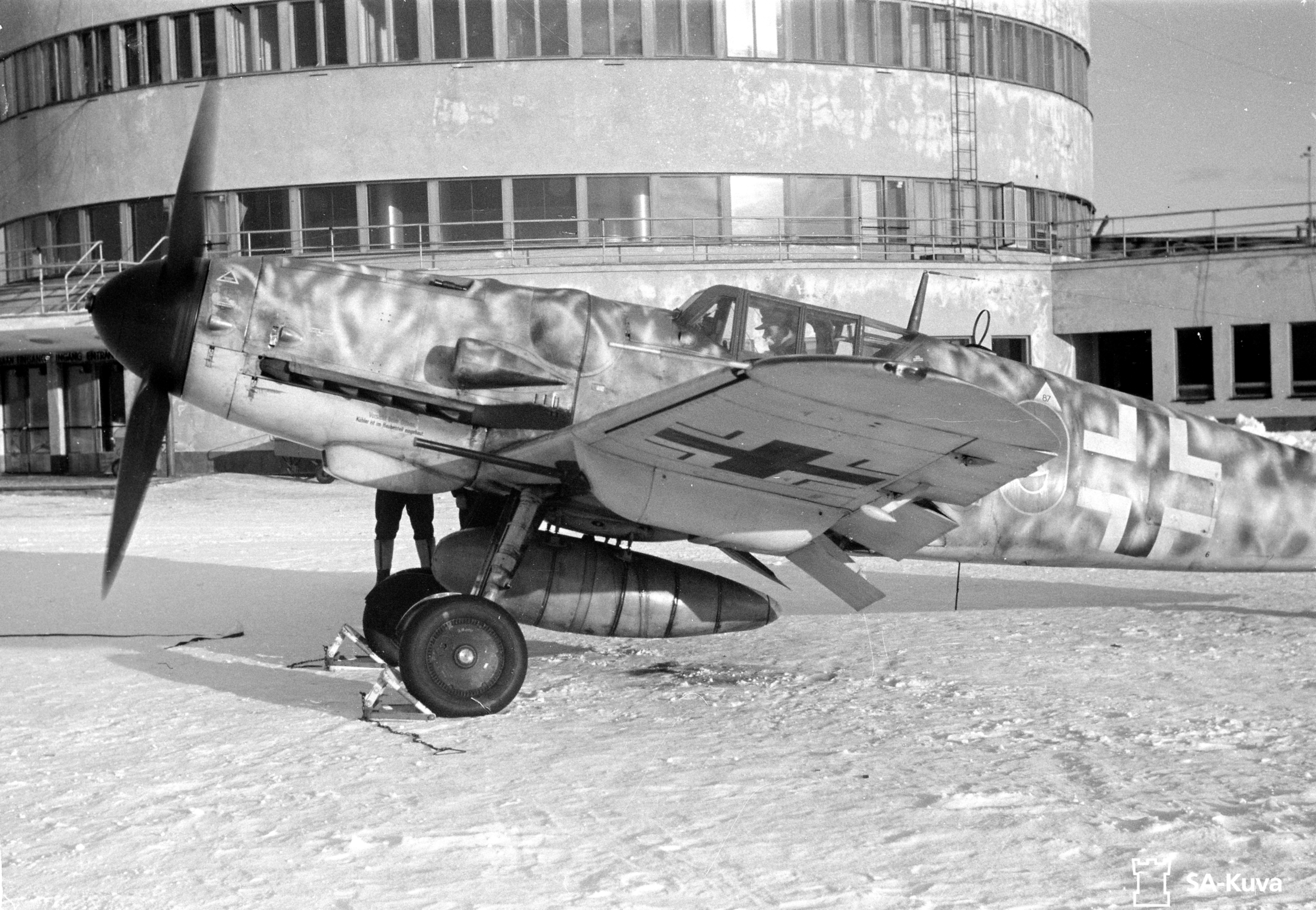 Messerschmitt Bf 109G6R3R6 2.JG301 Red 29 Malmi Helsinki Finland 28th Feb 1944 SA Kuva 1