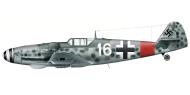 Asisbiz Messerschmitt Bf 109G6U2R3R6 1.JG301 White 16 Horst Prenzel Stkz NS+FE WNr 412951 Germany July 1944 0A