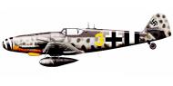 Asisbiz Messerschmitt Bf 109G10R3 13.JG4 Yellow 3 Franz Keicher WNr 491375 Germany 11th Feb 1945 0A