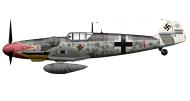 Asisbiz Messerschmitt Bf 109G6R3 Stab I.JG50 Green 1 Hermann Graf WNr 15919 Wiesbaden Erbenheim Holland 1943 0A