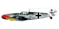 Asisbiz Messerschmitt Bf 109G6R3 Stab I.JG50 Green 1 Hermann Graf WNr 15919 Wiesbaden Erbenheim Holland 1943 0C