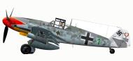 Asisbiz Messerschmitt Bf 109G6R3 Stab I.JG50 Green 1 Hermann Graf WNr 15919 Wiesbaden Erbenheim Holland 1943 0E