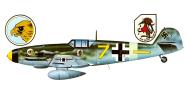 Asisbiz Messerschmitt Bf 109G2Trop 4.JG51 Yellow 7 Casa Zeppera Sardinia summer 1943 0A