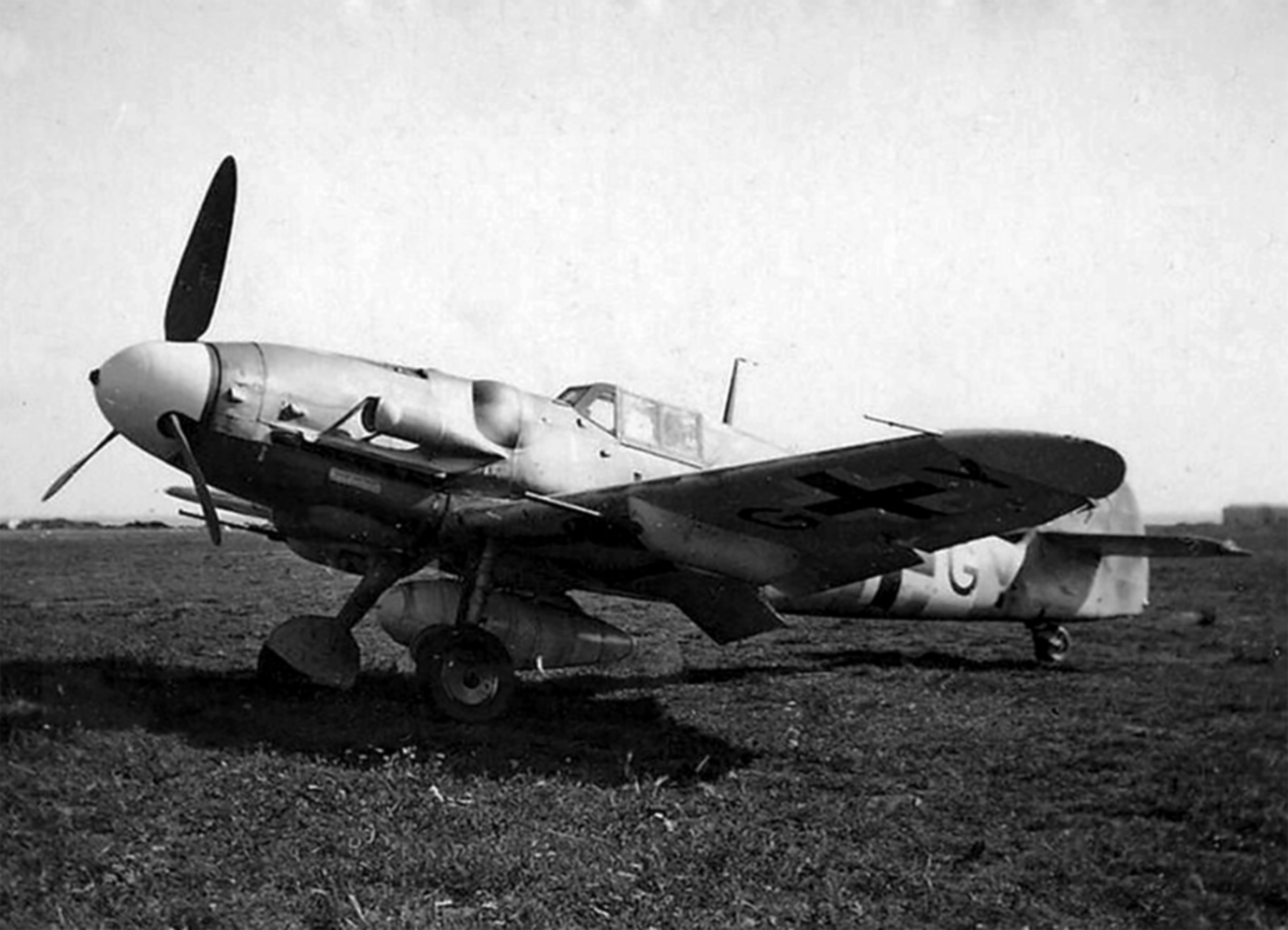 Messerschmitt Bf 109G6R6Trop 5.JG51 Stkz KV+GY WNr 16603 location unknown Germany 1943 FB1