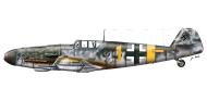 Asisbiz Messerschmitt Bf 109G4R6 13.JG52(Slow) Yellow 1 Slovenske Anapa April 1943 0C