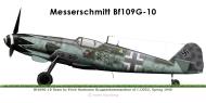 Asisbiz Bf 109G10 Erla Stab JG52 double chevron Gruppenkommandeur Erich Hartmann Germany 1945 0B