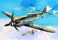 Asisbiz Messerschmitt Bf 109G10 Erla Stab JG52 double chevron Gruppenkommandeur Erich Hartmann artwork 0A