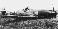 Asisbiz Messerschmitt Bf 109G2 Stab II.JG52 Winkel 4 belly landed Russia Aug 1942 01