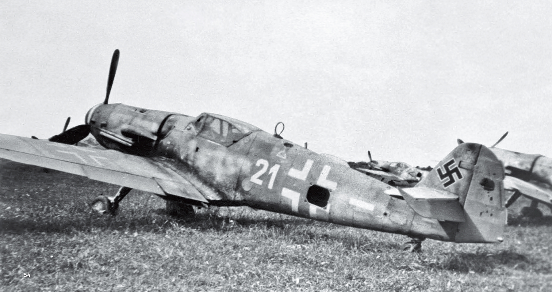 Messerschmitt Bf 109G14 Erla 4.JG52 White 21 WNr 464549 Neubiberg Sep 1945 ebay2