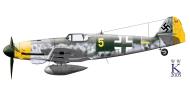 Asisbiz Messerschmitt Bf 109G10R3 Erla 6.JG52 Yellow 5 WNr 611048 Wagram Austria Apr 1945 0A