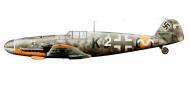 Asisbiz Messerschmitt Bf 109G4R6 7.JG52 Herbert Meissler Stkz KJ+GU WNr 14997 Anapa Russia 28th May 1943 0B