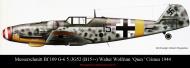 Asisbiz Messerschmitt Bf 109G6 5.JG52 Black 15 Walter Wolfrum named Quex Crimea 1944 0D