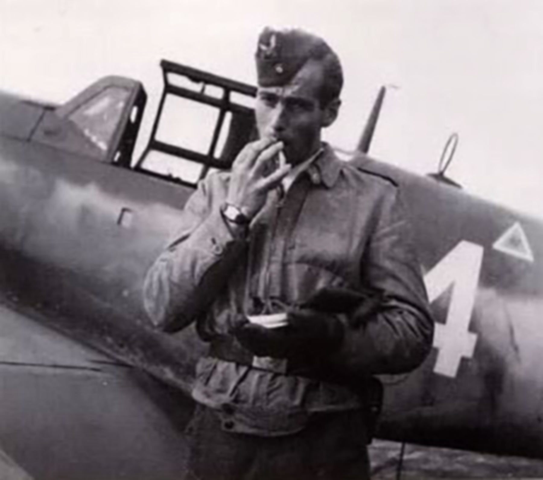 Aircrew Luftwaffe JG53 ace Franz Leuffen Reggio Emila Oct 1943 01