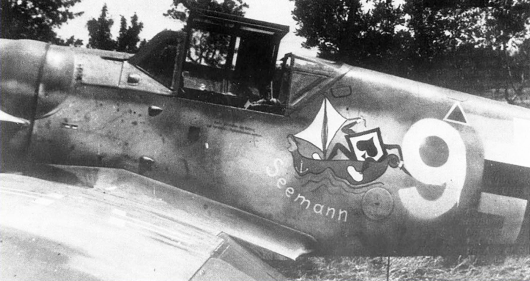 Messerschmitt Bf 109G6R3 7.JG53 White 9 Georg Amon WNr 18107 Sicily 1943 02
