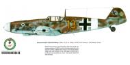 Asisbiz Messerschmitt Bf 109G2Trop 3.JG53 Yellow 13 Wilhelm Crinius WNr 10804 Bizerta Tunisia 8th Jan 1943 0A