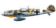 Asisbiz Messerschmitt Bf 109G4R3 3.JG53 Yellow 7 Wolfgang Tonne WNr 10795 Bizerta AF Tunisia 15th Feb 1943 0B