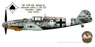 Asisbiz Messerschmitt Bf 109G6R3 7.JG53 White 8 Sicily 1943 0A