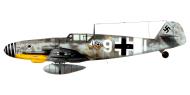 Asisbiz Messerschmitt Bf 109G6R3 7.JG53 White 9 Georg Amon WNr 18107 Sicily 1943 0B