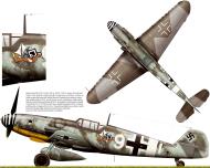 Asisbiz Messerschmitt Bf 109G6R3 7.JG53 White 9 Georg Amon WNr 18107 Sicily 1943 0C