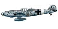 Asisbiz Messerschmitt Bf 109G6R3R6 Stab III.JG53 Black Double Chevron Franz Gatz Gruko Jan 1944 0A