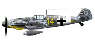 Asisbiz Messerschmitt Bf 109G6R3R6Trop 6.JG53 Yellow 14 WNr 15270 Sicily 1943 0B