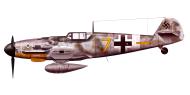 Asisbiz Messerschmitt Bf 109G6R3R6Trop 6.JG53 Yellow 7 Hans Roehrig Stkz SO+SV WNr 18068 Comiso July 1943 0A
