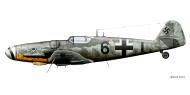 Asisbiz Messerschmitt Bf 109G14 Erla Stab III.JG53 Black 6 Alfred Grislawski Paderborn Germany 26th Sep 1944 01