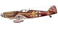 Asisbiz Messerschmitt Bf 109G6 3.JG53 Yellow 5 Attenbaum 1945 0A
